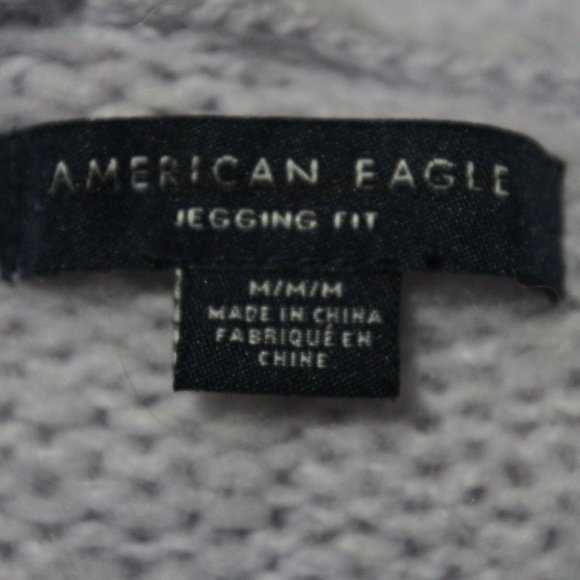 American Eagle Lavender Violet Hooded Sweater (263)🦋 - Picture 6 of 10